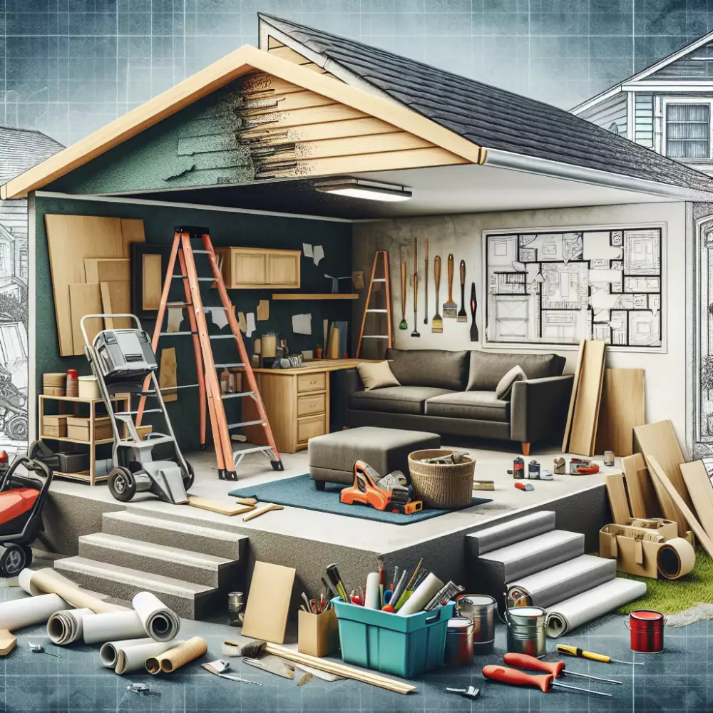 přestavba garáže na obytnou místnost