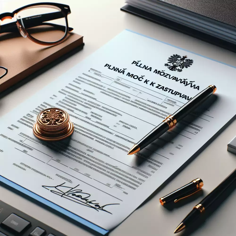 Vzor Plná Moc K Zastupování